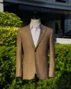 Brown Birdseye Super 130's Wool Blazer
