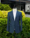 Plain Teal Blue Super 130's Wool Suit