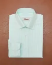 Turquoise Green Stripe Oxford Shirt