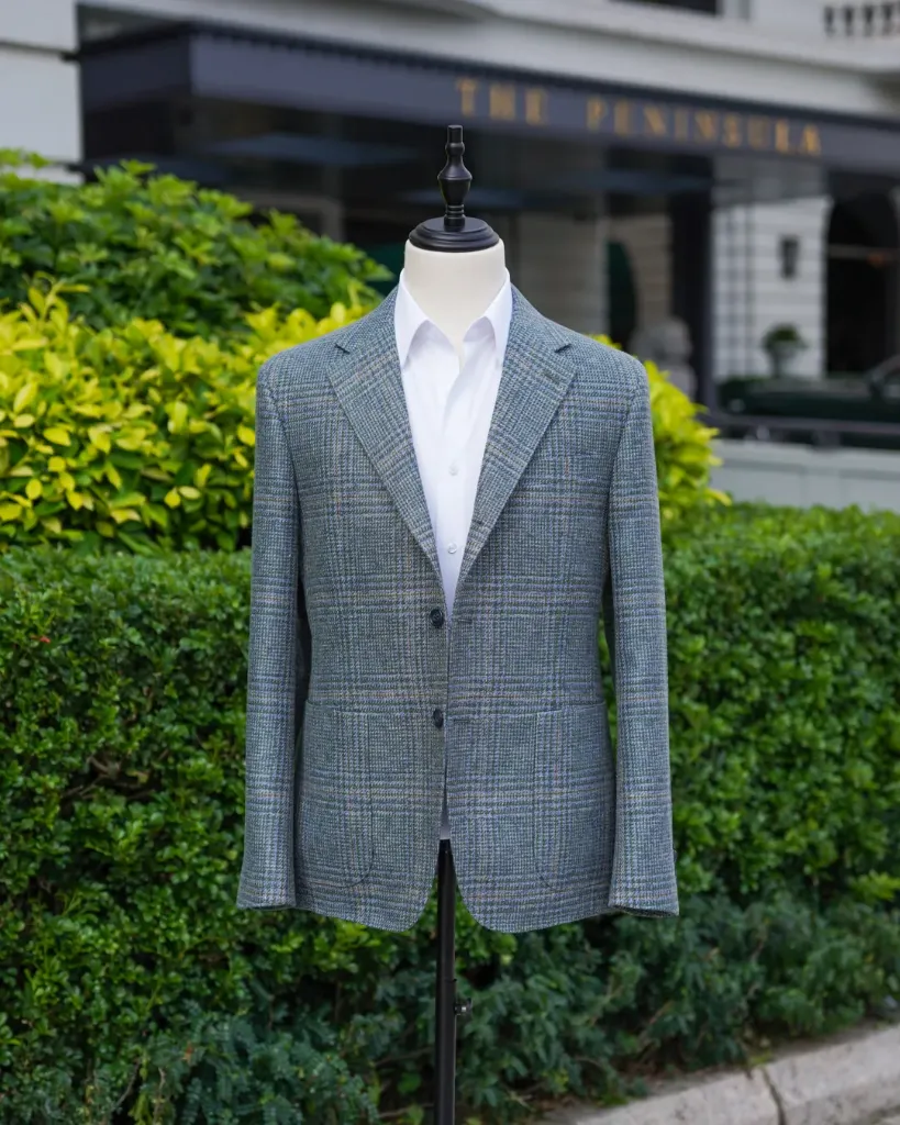 Cerruti Glen Plaid Oxygen Blazer