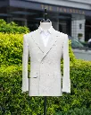 Kerry Knoll Beige Linen Suit