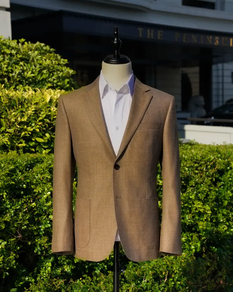 [RS011] Brown Birdseye Super 130's Wool Blazer