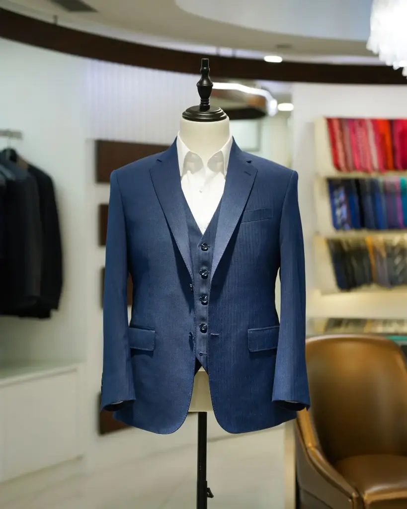 [RS007] Grey Plain Super 160's Wool Suit